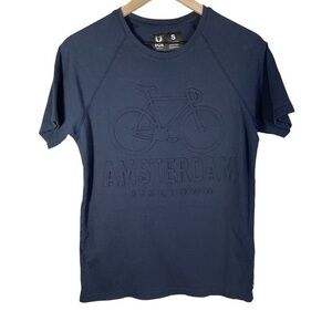Fox Original Biketown Embossed (Misty Blue) Men T-Shirt Top Size S